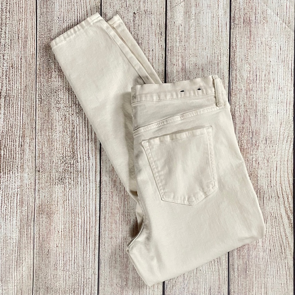 Gap High Rise Distressed Legging Jeans w/ Button Fly - Picture 8 of 10